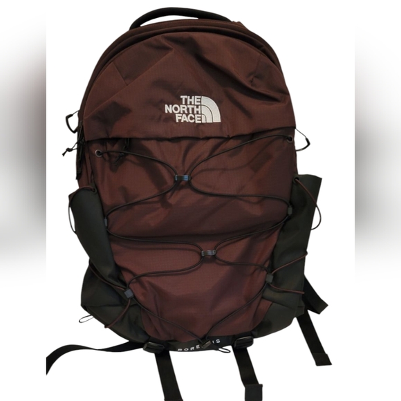 NWOT Unisex The North Face Borealis Backpack Dark Oak/Black - Picture 4 of 10
